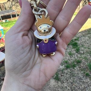Coach Disney x Coach Evil Queen Bear Bag Charm in gold-tone metal and enamel